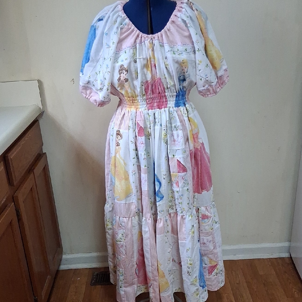 Disney Princess Colorful Patchwork Dress